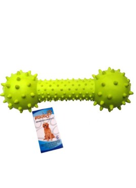 Fekrix Dumbbell Green Dog Toy